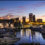 MinimalAbstract &raquo; City Marina as the light falls down