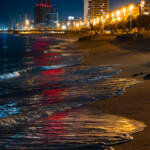 Martin Gallego » Badalona, paisatge nocturn.