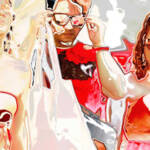 Imagining words and images » People in Red